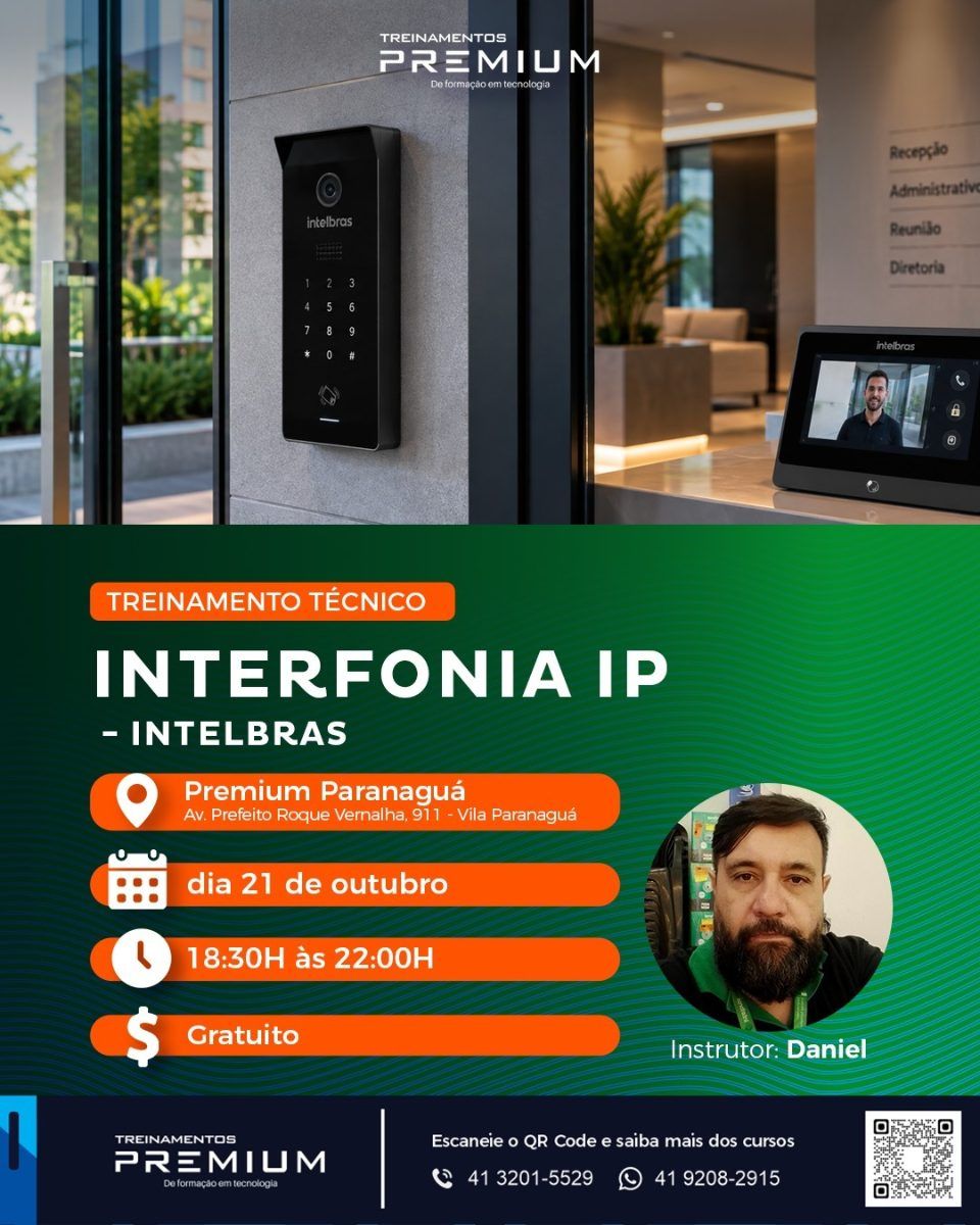 INTERFONIA IP - Intelbras - PARANAGUÁ